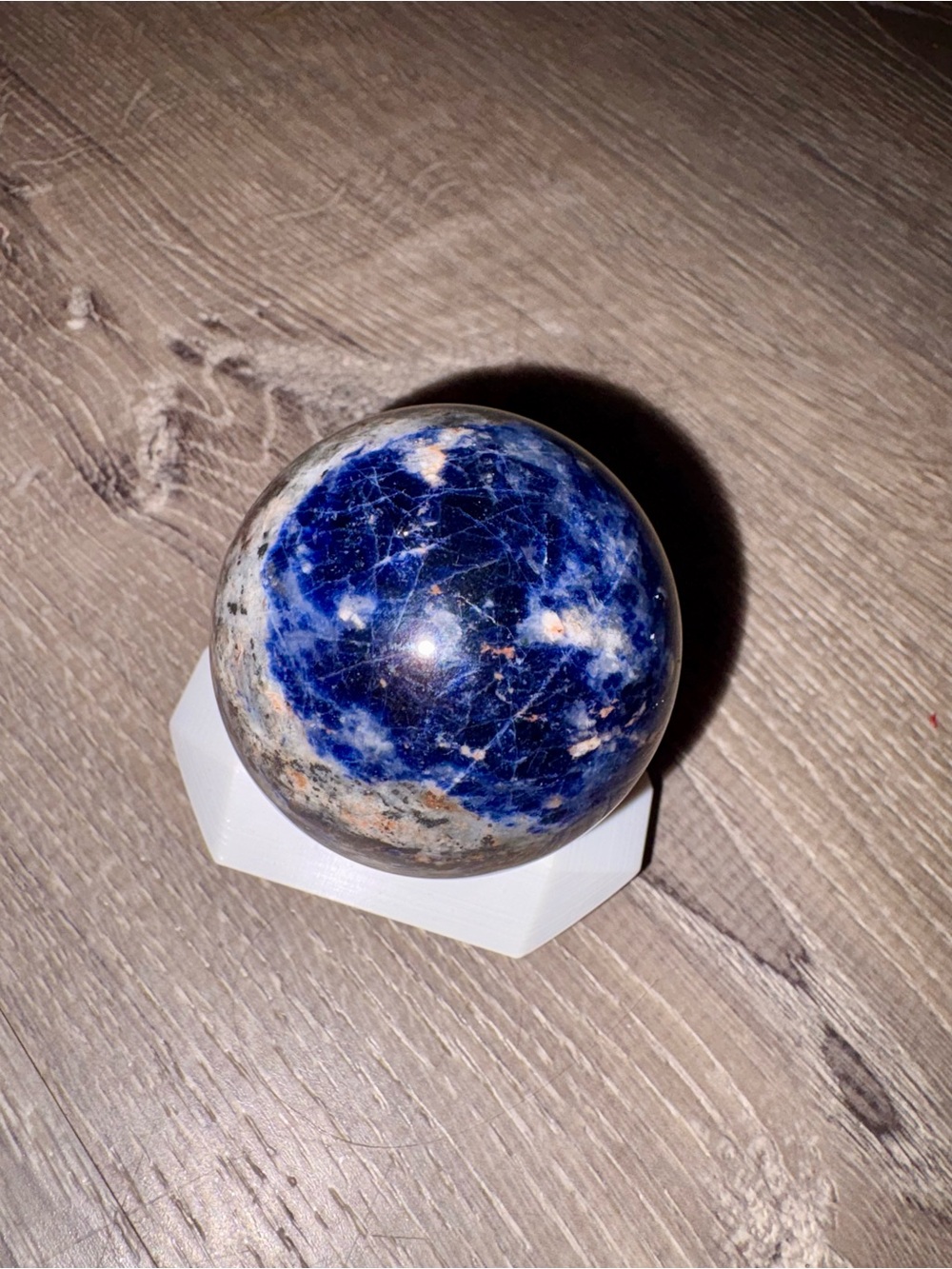Blue Sodalite Crystal Sphere
